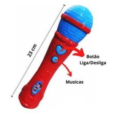 Imagem de Brinquedo Microfone Musical Infantil - Music Mike
