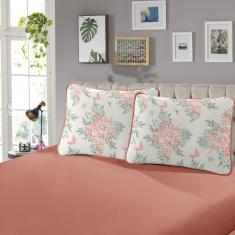 Imagem de Jogo Cama Solteiro SBX Rubi Malha Helena Salmão