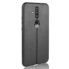 Imagem de Capa para celular Nokia X71 Proteção robusta 360° Capa de couro liso para Nokia X71