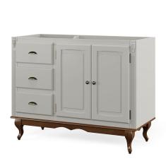 Imagem de Balcão De Pia Para Cozinha Hannover - M560703 Largura 120cm Cor Laca - Off White