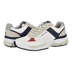 Imagem de Tommy Hilfiger Tênis masculino Paver, Branco Multi 140, 39