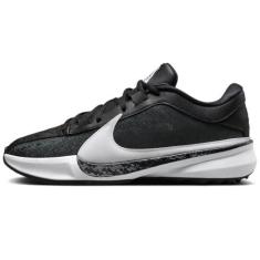Imagem de Nike Tênis de basquete Giannis Freak 5 (Team) (DZ2946-001, preto/branco), Preto/Preto/Branco, 37