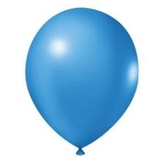 Imagem de Balão de Látex Azul Celeste - 9 Polegadas - 50 Unidades