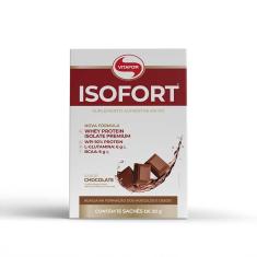 Imagem de Whey Protein Vitafor Isofort Chocolate 15 Sachês 15 Sachês de 30g cada