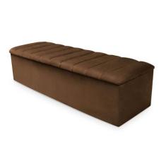 Imagem de Recamier Cancun Solteiro 90cm Suede - Renascer Decor - Móveis Renascer