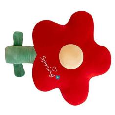 Imagem de Boneca de Flor de Simulação, Travesseiro de Flor de Pelúcia Confortável de Algodão L para Baixo para Sala de Estar (Grande (9,4 pol.))