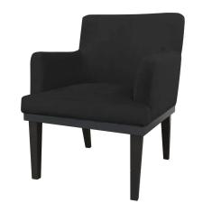 Imagem de Poltrona Decorativa Vitória Sala e Recepção Suede  - DS Móveis