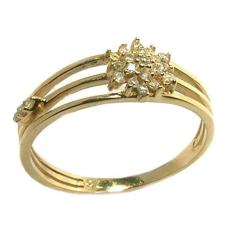 Imagem de Anel em ouro amarelo 18k com diamantes - Chuveiro - 2ANB0221