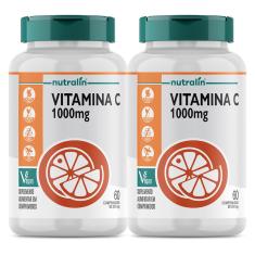 Imagem de Combo 2 Vitamina C 1000mg Ácido Ascórbico Vegan Nutralin