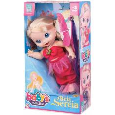 Imagem de Boneca Bela Sereia Babys Collection Super Toys