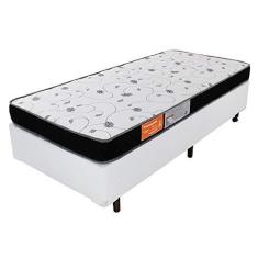 Imagem de Conjunto Cama Box Solteiro + Colchão Espuma D33 BF Colchões 88x188x50cm