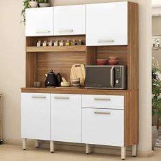 Imagem de Cozinha Compacta 6 Portas Alamo 91601 Amendola Branco Demobile