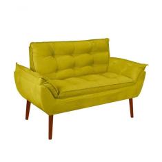 Imagem de Namoradeira Opala Elegante Suede Amarelo