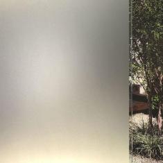 Imagem de Pelicula Eletrostatica p Vidro Blindex Jateado Preto Fume 200x60cm - O