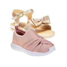 Imagem de Tenis de Menina e Sandália - KIT 2 PARES Tam 23 ao 34 - sapatinhos.clu
