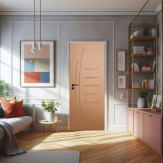 Imagem de Porta de Madeira Sarrafeada 210x90cm Friso 12 Jb Portas Angelim