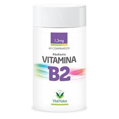 Imagem de Vitamina B2 - Riboflavina 60 comprimidos 1,3mg - Vital Natus