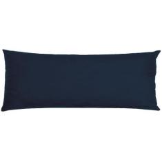 Imagem de Travesseiro De Corpo Body Pillow Veludo 40x130cm Azul Marinho - FASTLA