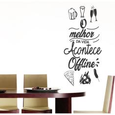 Imagem de Adesivo Decorativo De Parede Frase O Melhor Da Vida Offline