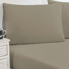 Imagem de Jogo De Cama Malha Lençol 100% Algodão Gran Moratta 3 Peças King - Ave