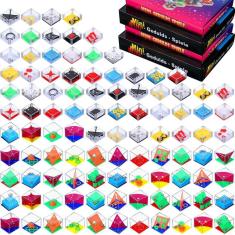 Imagem de Cubos de quebra-cabeça Lenwen Brain Teaser 3D Ball Maze 96 peças