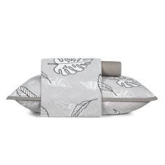 Imagem de Jogo De Cama Solteiro Altenburg Blend Malha Leaf Urban