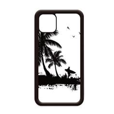 Imagem de Capa com estampa de ilustração de coqueiro de praia para iPhone 11 Pro Max para Apple Mobile Case Shell
