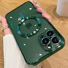 Imagem de Estojo transparente de carregamento sem fio para iPhone 14 13 12 11 Pro Max X XR XS 7 8 Plus SE 2020 22 Mini capa macia, verde, para iPhone 11Pro