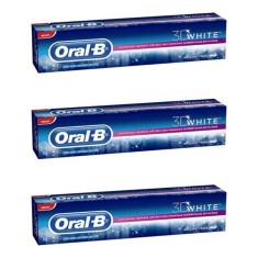 Imagem de Oral B 3d White Creme Dental 70g (kit C/03)