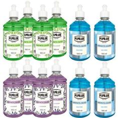 Imagem de 12 Sabonetes Liquido Erva-Doce Lavanda E Neutro 500ml Pepilon
