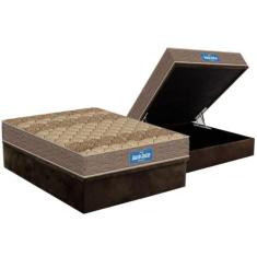 Imagem de Conjunto Box Baú Casal: Colchão Espuma Probel D33 Guarda Costas Brown