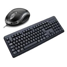 Imagem de Teclado e mouse pode ser utilizado por gamer preto