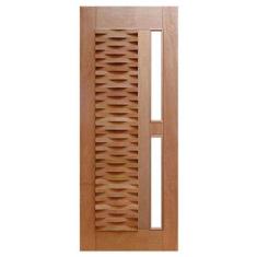 Imagem de Porta de Madeira Maciça Ripada Para Vidro Casmavi de Cedro Arana - 2.1