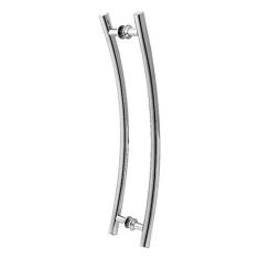 Imagem de Puxador De Porta Tubular Curvo Lateral 1.20 Metro