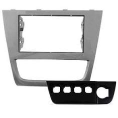 Imagem de Moldura Painel 2DIN Multimidia MP5 Gol Voyage Saveiro G6 - Prata