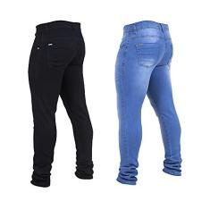 Imagem de Kit 2 Calças Jeans Masculina Skinny Moderna /Media