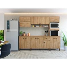 Imagem de Cozinha Completa 12 Portas 1 Gaveta Mb 9002 Torino Mel