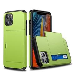 Imagem de Para iPhone 11 12 13 Pro Max Mini X XR 7 8 Plus SE 2020 Slot para cartão resistente a quedas Carteira para telefones celulares Capa para smartphone, ciano, para iPhone 12 mini