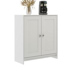 Imagem de Balcão De Cozinha 84 Cm 2 Portas 1 Prateleira Branco - Decibal