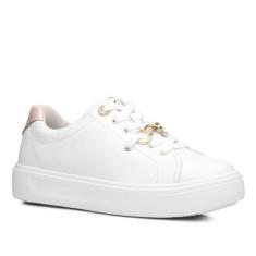 Imagem de Tenis Pegada Feminino em Couro Branco 211202-02-Feminino