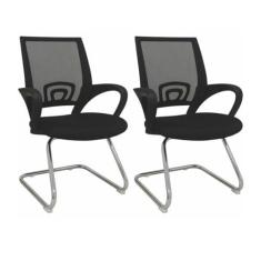 Imagem de Kit 2 Cadeiras para Escritório Visitante Executiva Preto