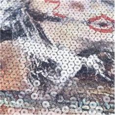 Imagem de Camiseta de Paetê Feminina  Tassa Gold 21403