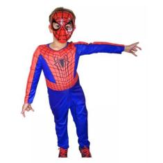 Imagem de Fantasia Homem Aranha Infantil Completa Entrega Rapida - fg fantasias,