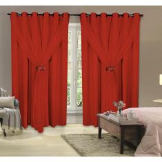 Imagem de Cortina Corta Luz 2,00Mx2,50M Blackout Com Voil 