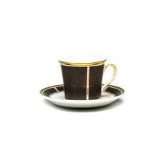 Imagem de Xícara para Café com Pires Wedgwood Shagreen Cocoa - Cada