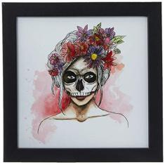 Imagem de Arte Maníacos Quadro Decorativo Catrina Daphs - 65x46cm (Moldura em laca )