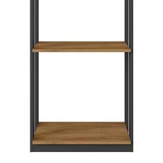 Imagem de Guarda Roupa Modulado Closet Titan Preto Velluto/freijó - Pr Móveis Preto Velluto/ Freijó