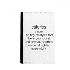 Imagem de Porta-passaporte preto inglês Lose Weight Quote Notecase Burse capa carteira porta-cartão, Multicolor