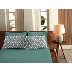 Imagem de Jogo De Lençol Casal King Malha 3Pc 100% Algodão - Sul Brasil