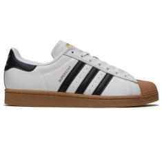Imagem de Adidas Tênis Superstar ADV - Branco/Preto/Gum, Branco/Preto/Goma, 41